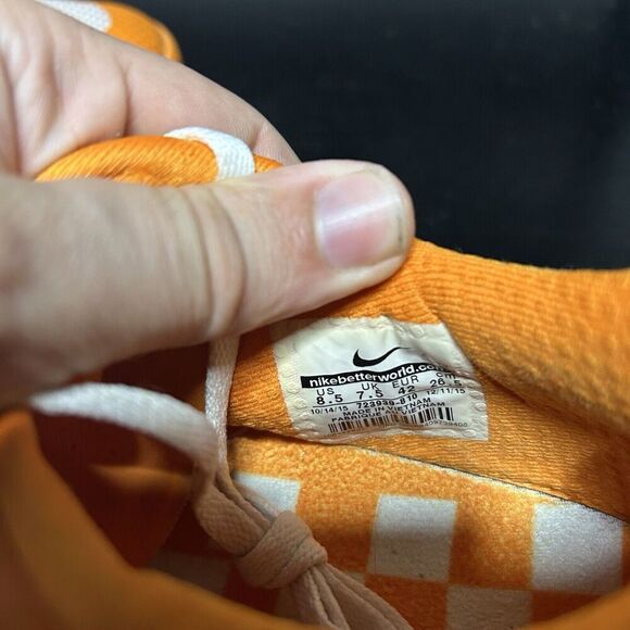 Nike Free Trainer 5.0 V6 AMP Tennessee Vols UT White Orange Size 8.5 723939 810 - Picture 10 of 12